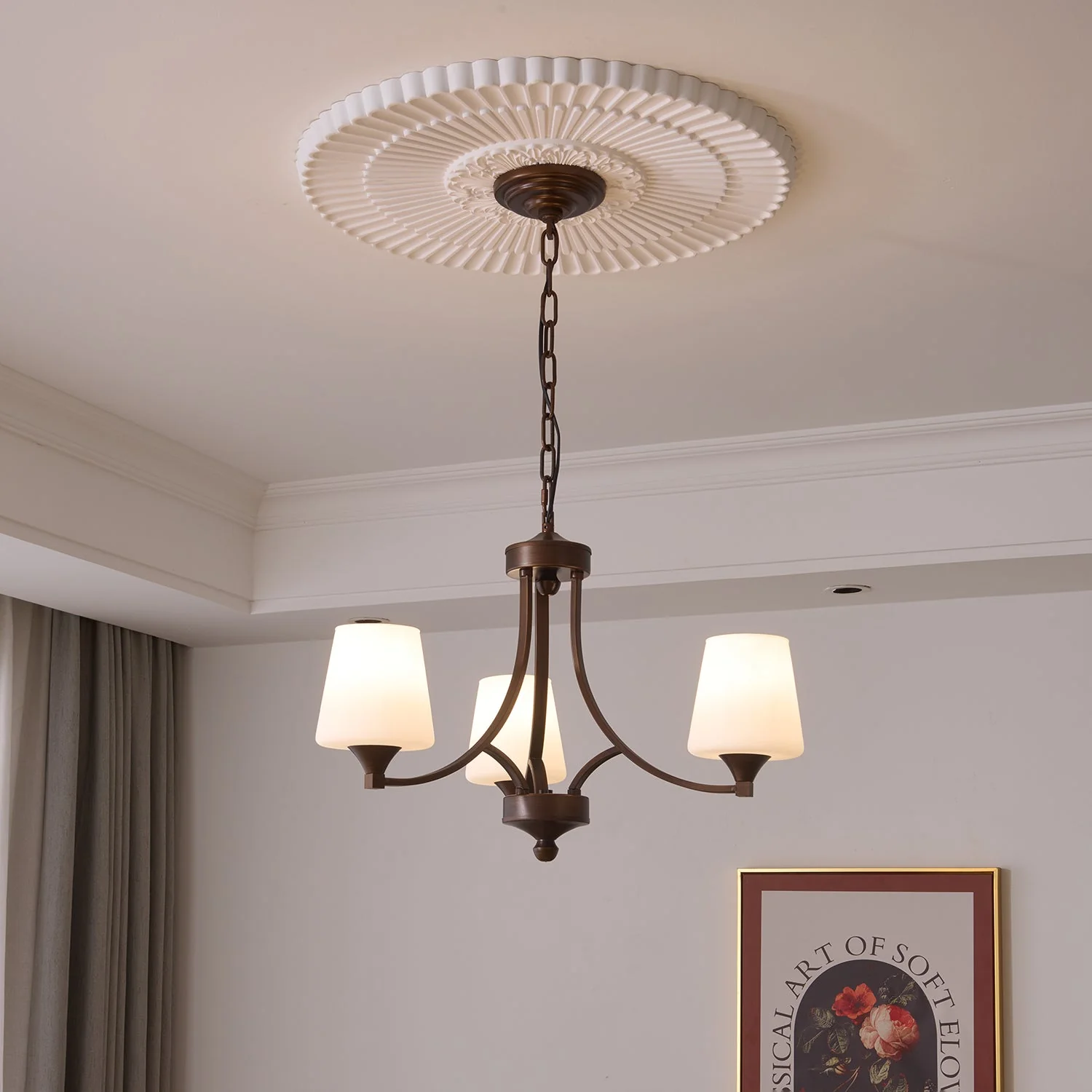 Ardena Elegance Vintage Classic Glass Chandelier - Image 21