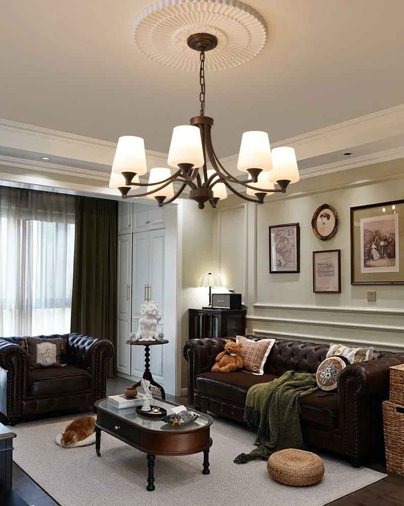 Ardena Elegance Vintage Classic Glass Chandelier - Image 23