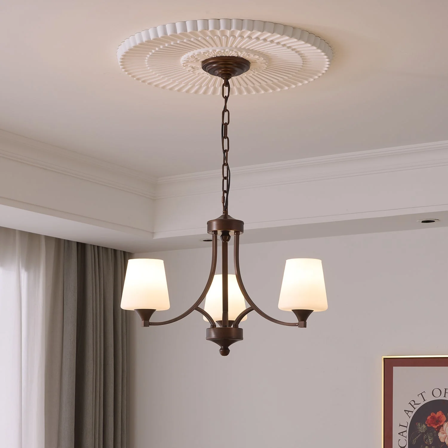 Ardena Elegance Vintage Classic Glass Chandelier - Image 26