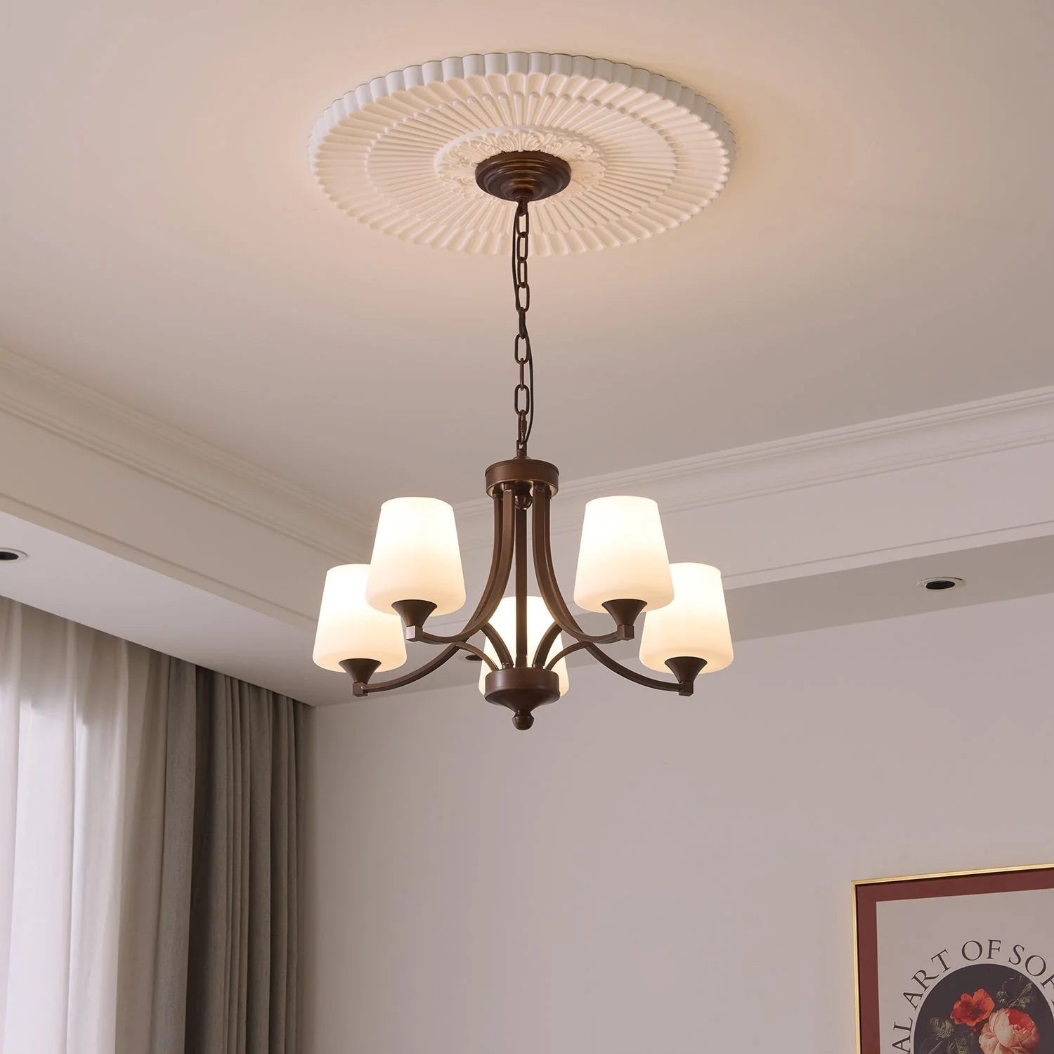Ardena Elegance Vintage Classic Glass Chandelier - Image 29
