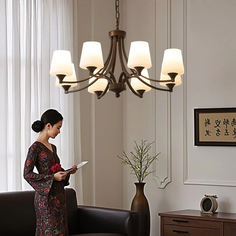 Ardena Elegance Vintage Classic Glass Chandelier - Image 36