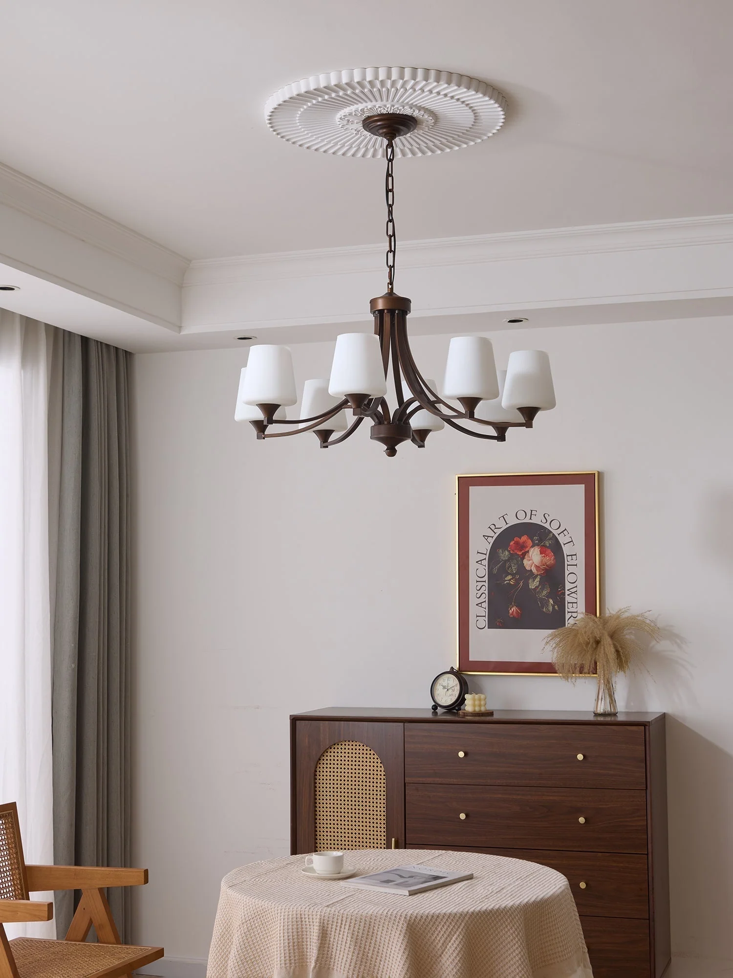 Ardena Elegance Vintage Classic Glass Chandelier - Image 7