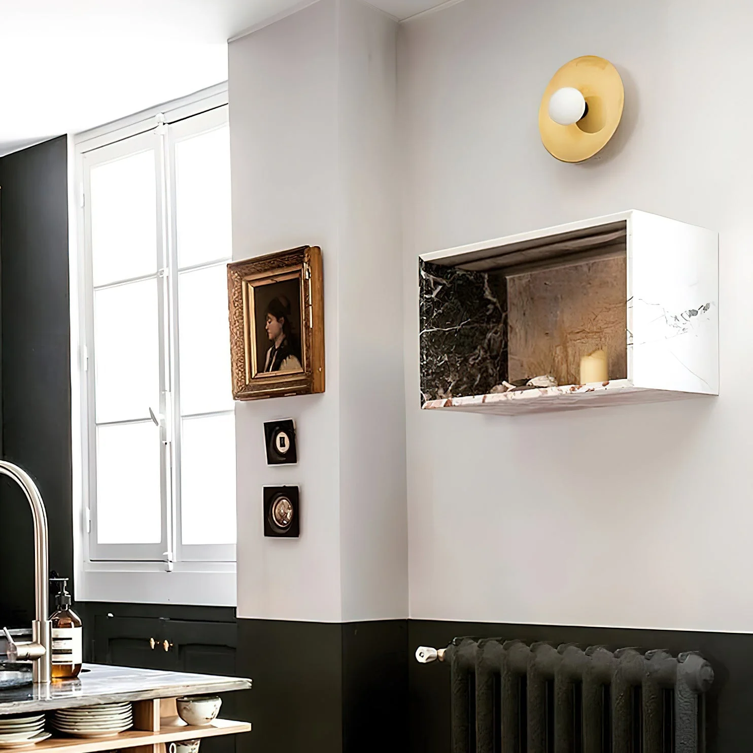 Areti Modern Brass Wall Light - Image 6