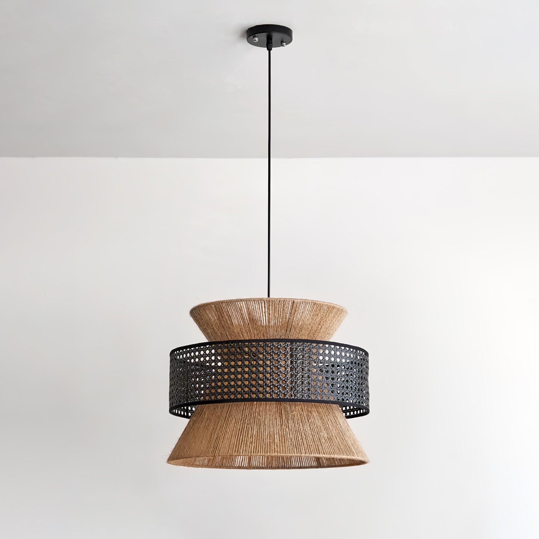Aria Bohemian Bamboo Pendant Lamp - Image 28