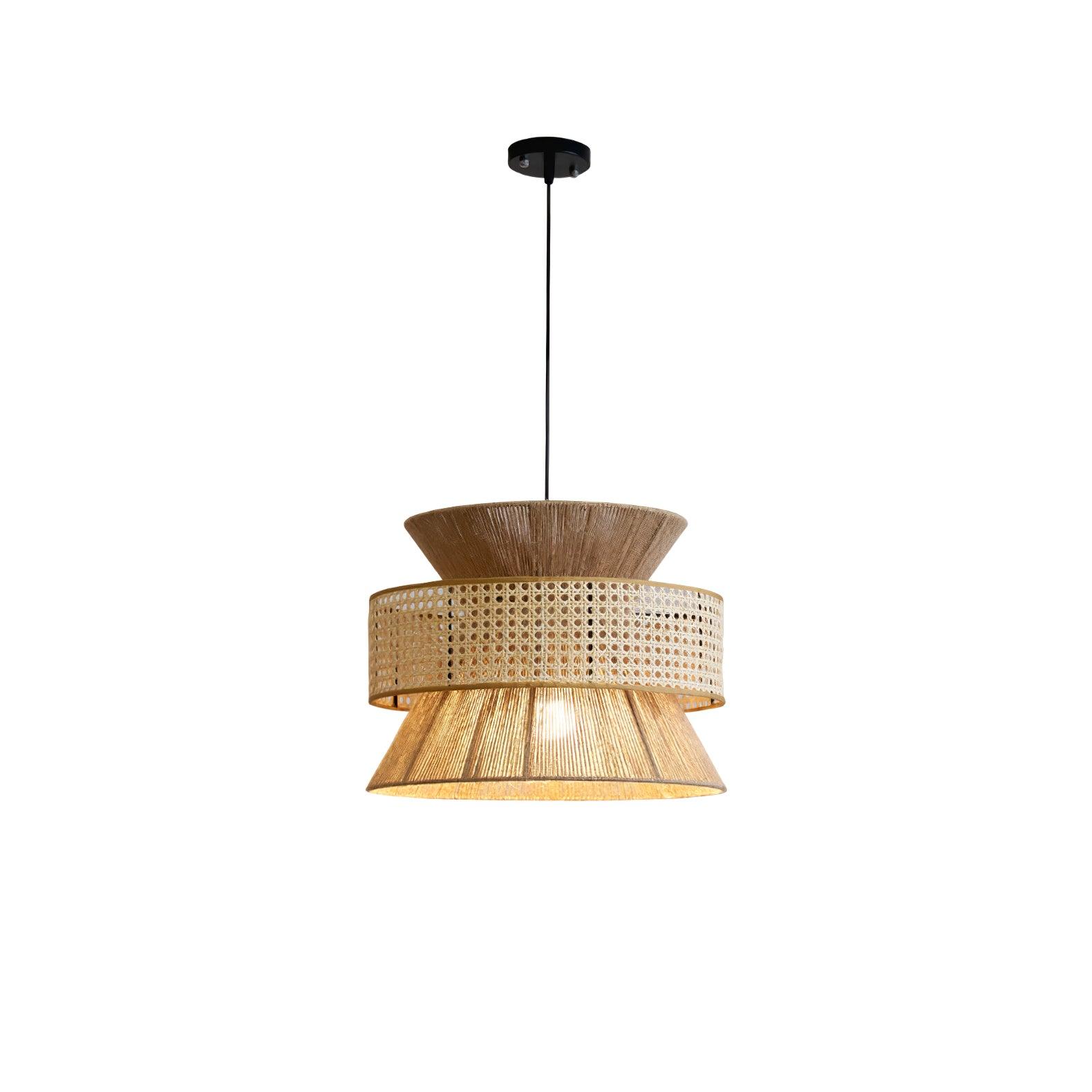Aria Bohemian Bamboo Pendant Lamp - Image 30
