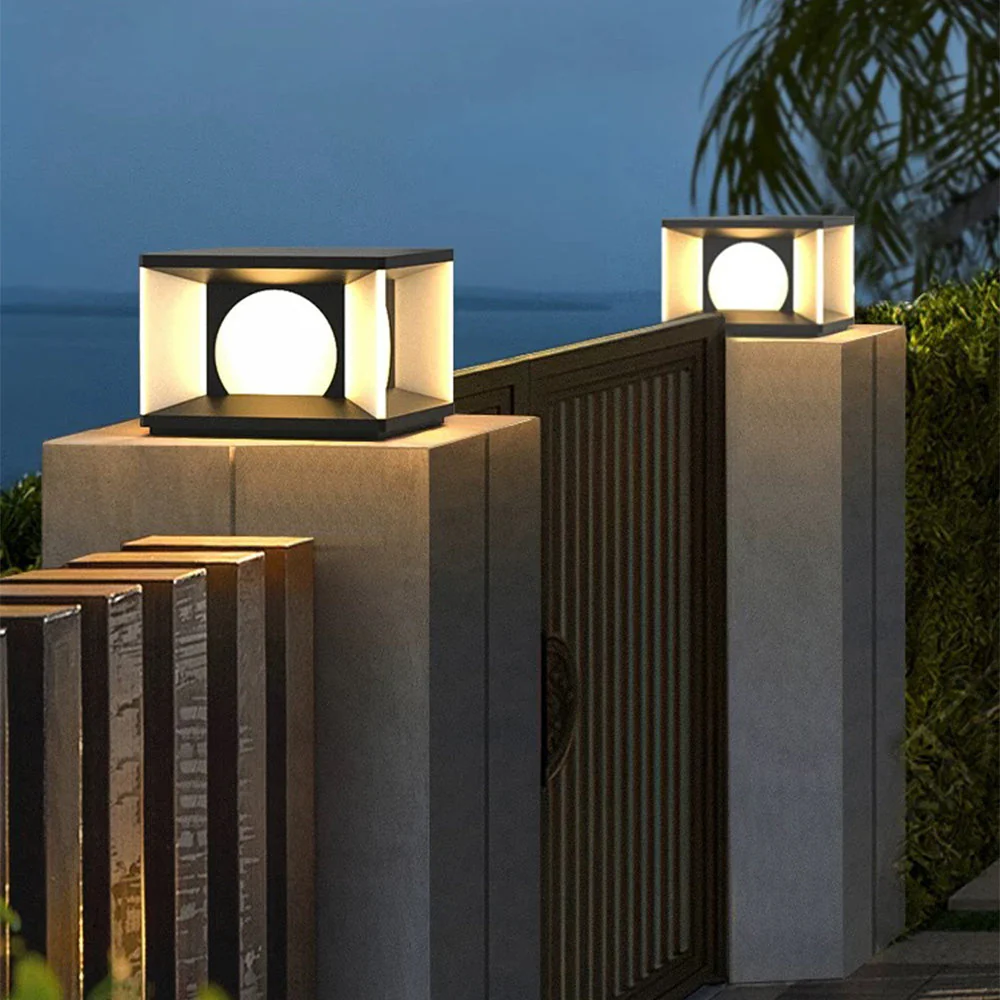 Aria Modern Outdoor Post Light - Image 4