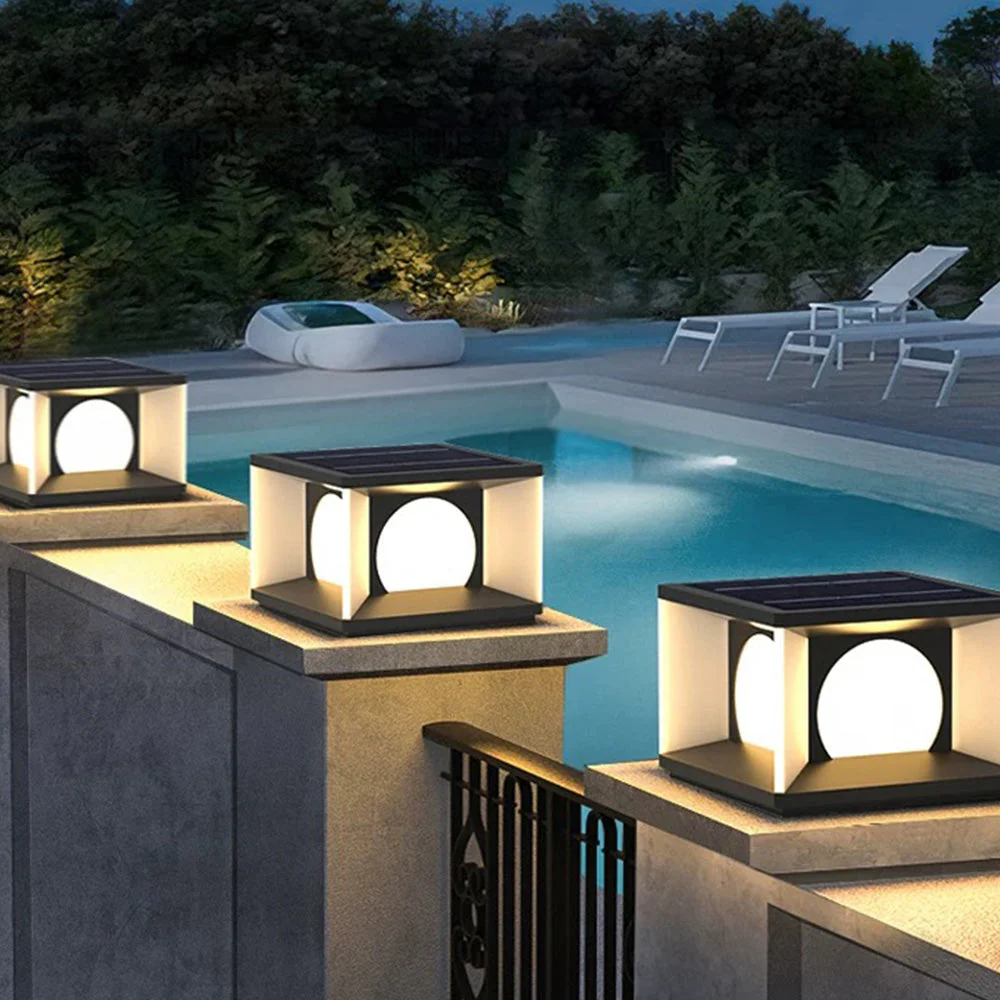 Aria Modern Outdoor Post Light - Image 5