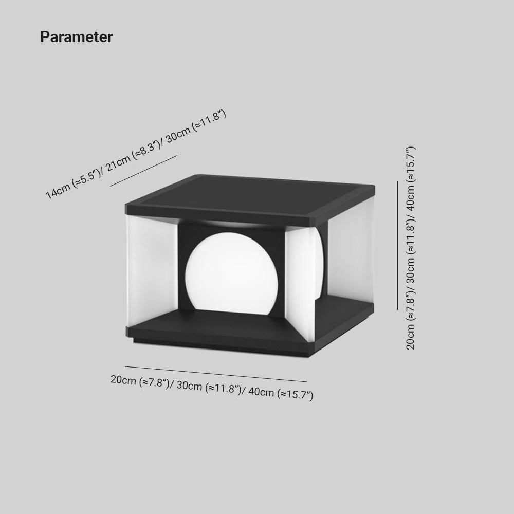 Aria Modern Outdoor Post Light - Image 6