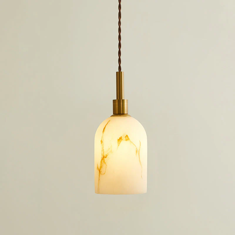Arica Marble Orb Dome Pendant Light - Image 25