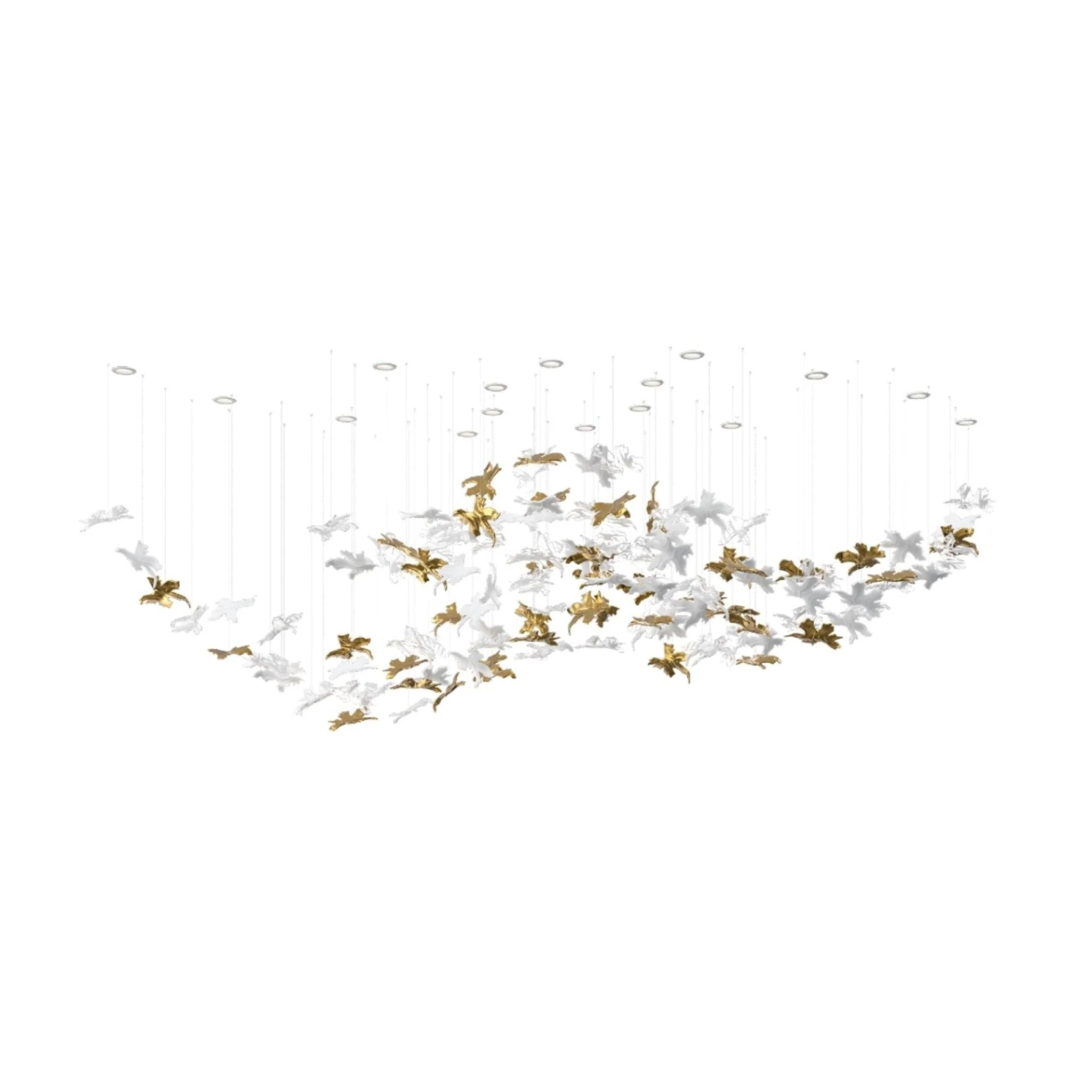 Arinan Floral Glass Chandelier - Image 7