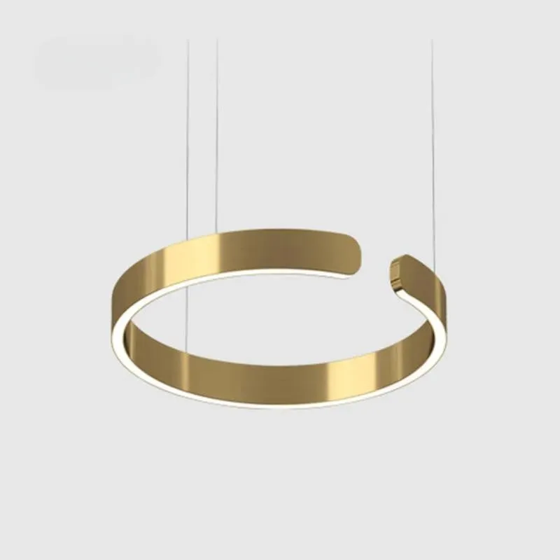 Arisha Luxury Minimalist LED Ring Pendant Light - Image 13