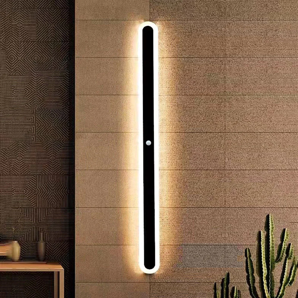 Arisha Minimalist Linear Outdoor Wall Lamp - Image 3