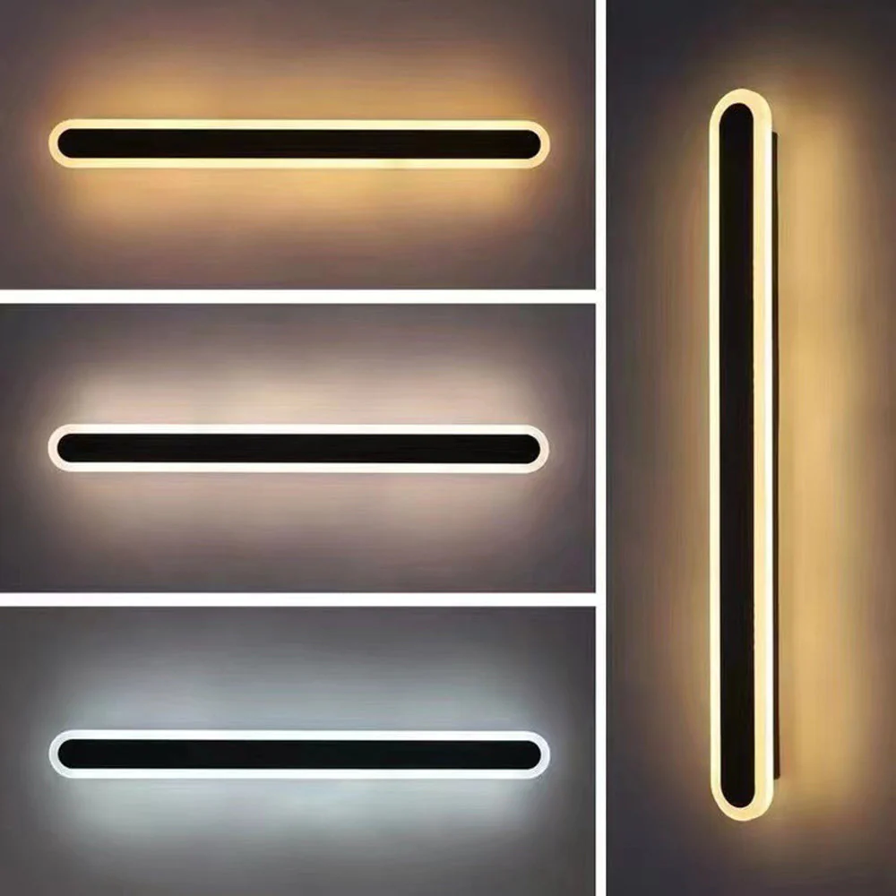Arisha Minimalist Linear Outdoor Wall Lamp - Image 8