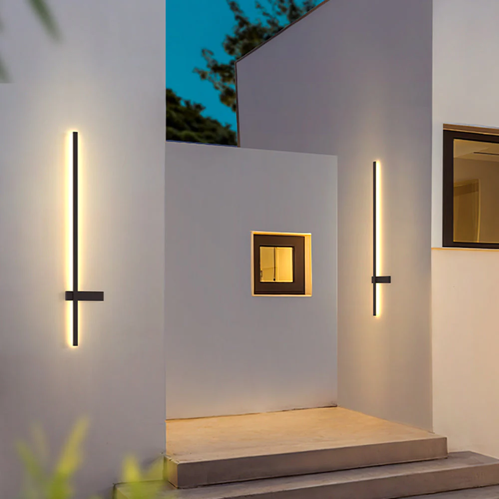 Arisha Minimalist Outdoor Wall Lamp - Image 8
