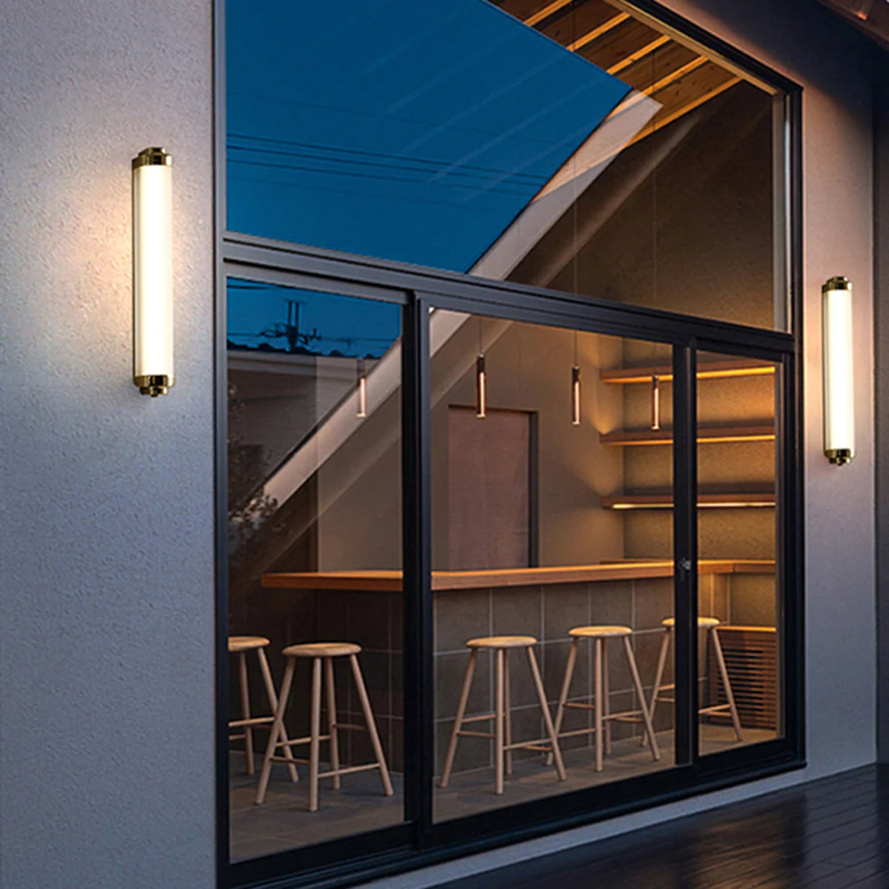 Arisha Minimalist Outdoor Wall Lamp - Image 2