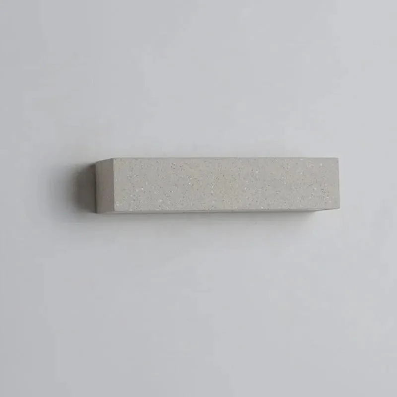 Arisha Modern Cement LED Outdoor Wall Lamp - Image 3