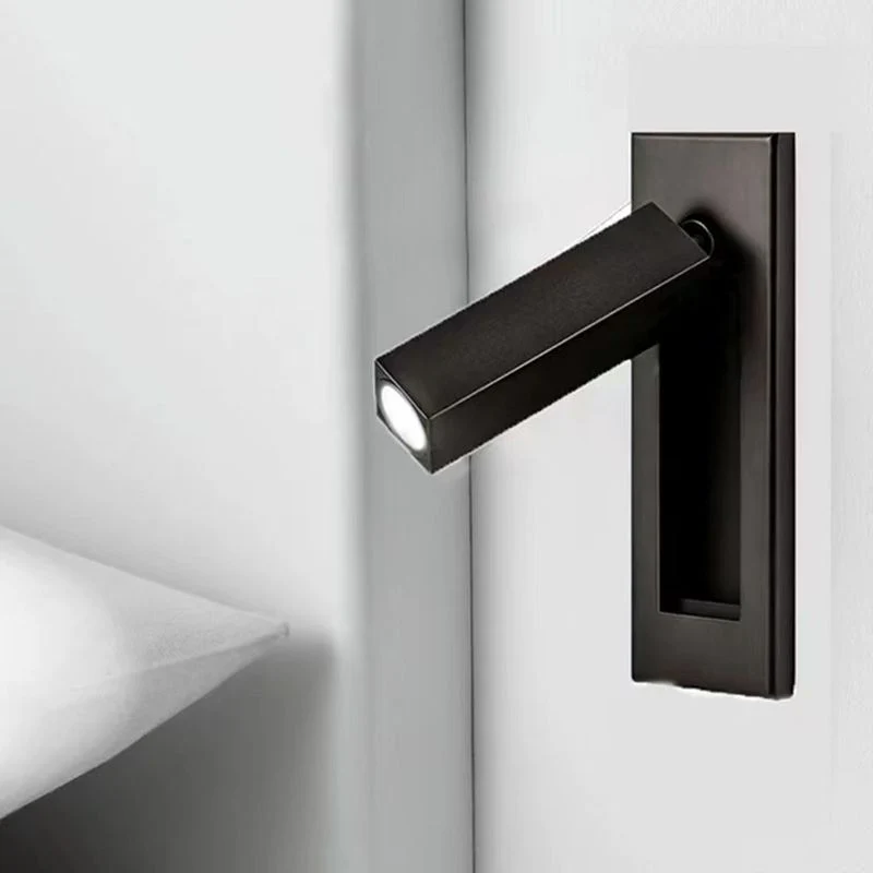 Arisha Modern Rotatable Bedside Sconce, Cylindrical/Square - Image 2