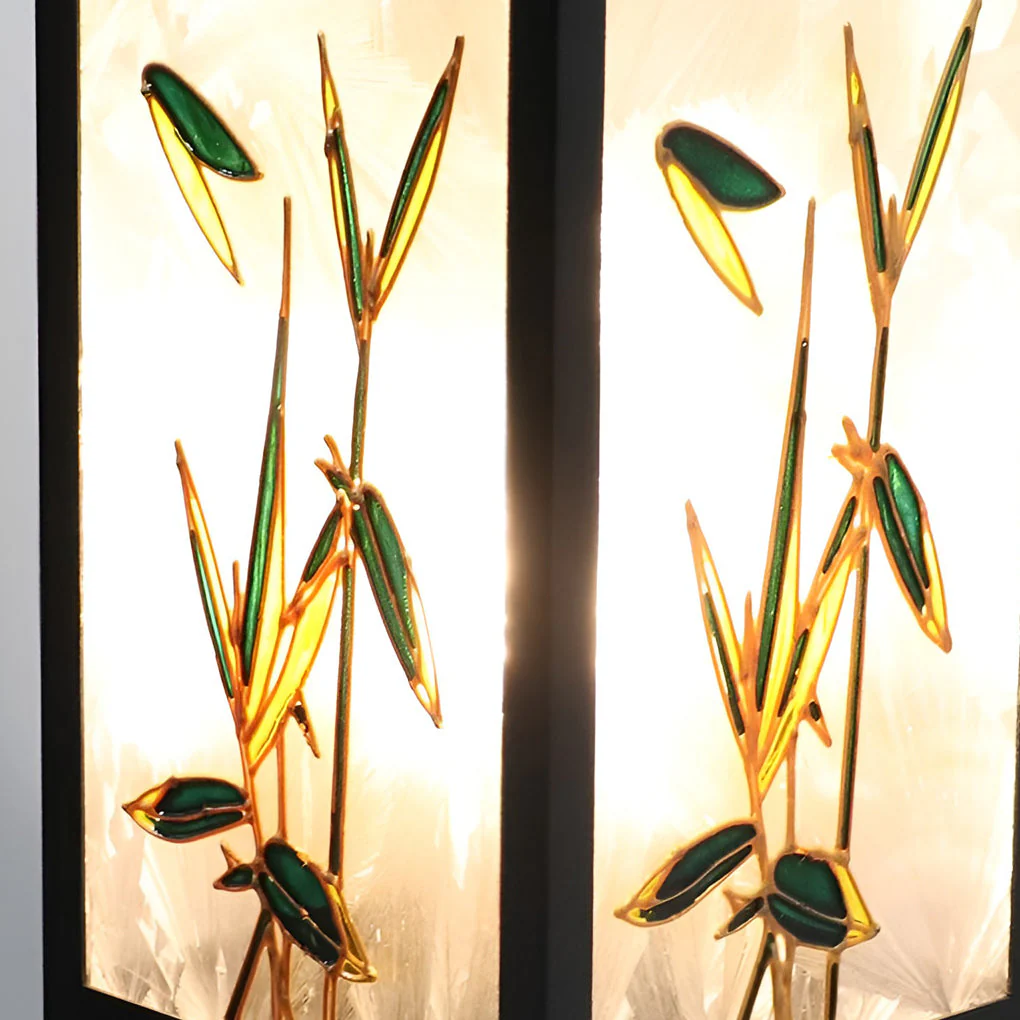 Arleen Vintage Artistic Floral Landscape Bollard Lights - Image 4