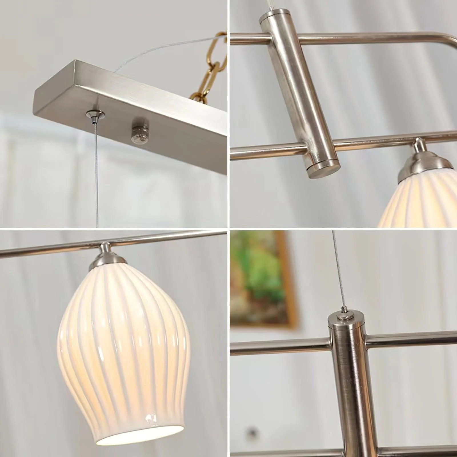 Arlirir Modern Minimalist Art Ceramic Pendant Light - Image 24