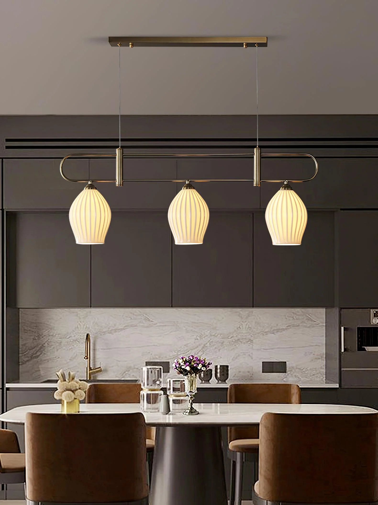 Arlirir Modern Minimalist Art Ceramic Pendant Light - Image 6