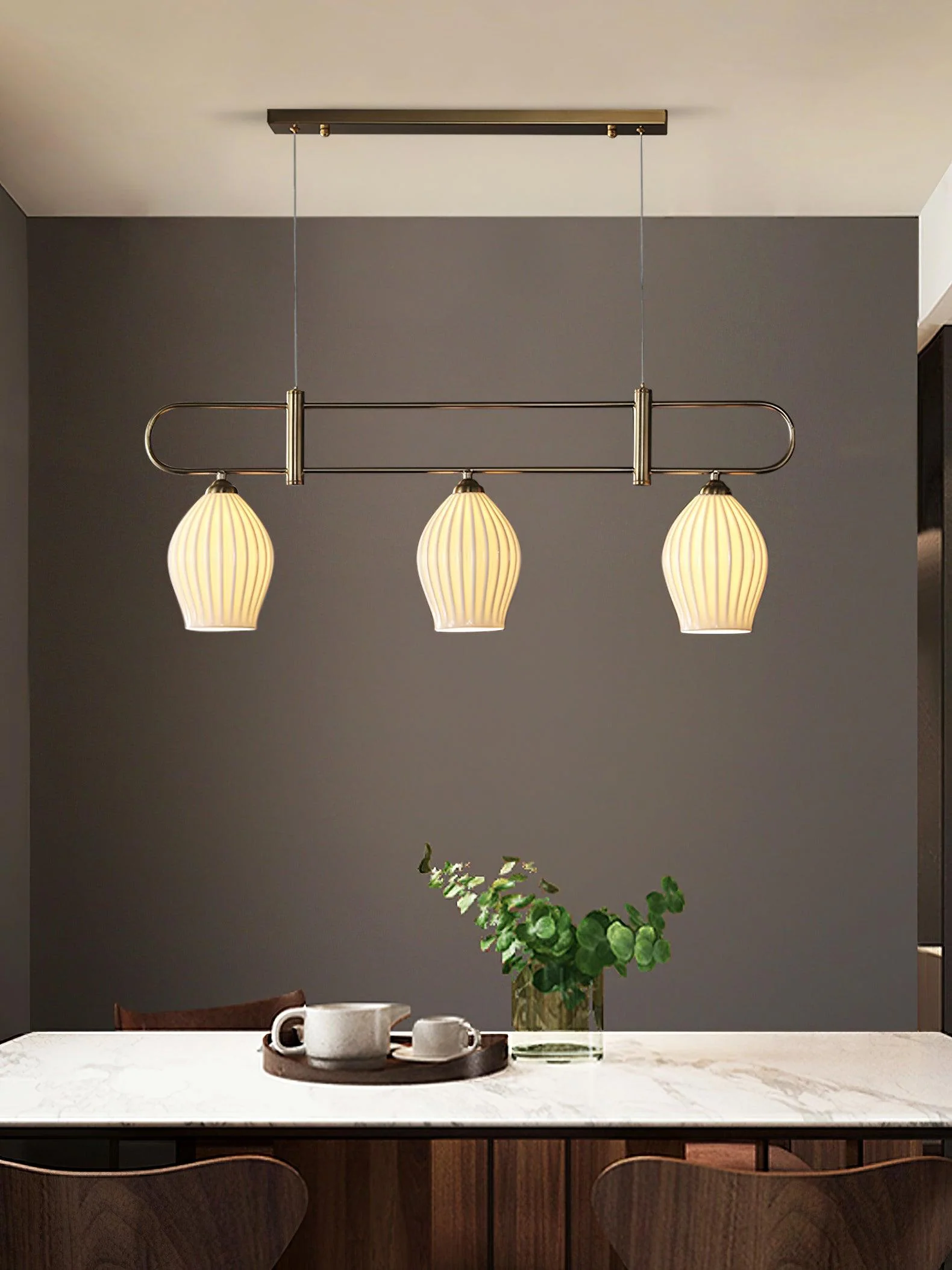 Arlirir Modern Minimalist Art Ceramic Pendant Light - Image 7