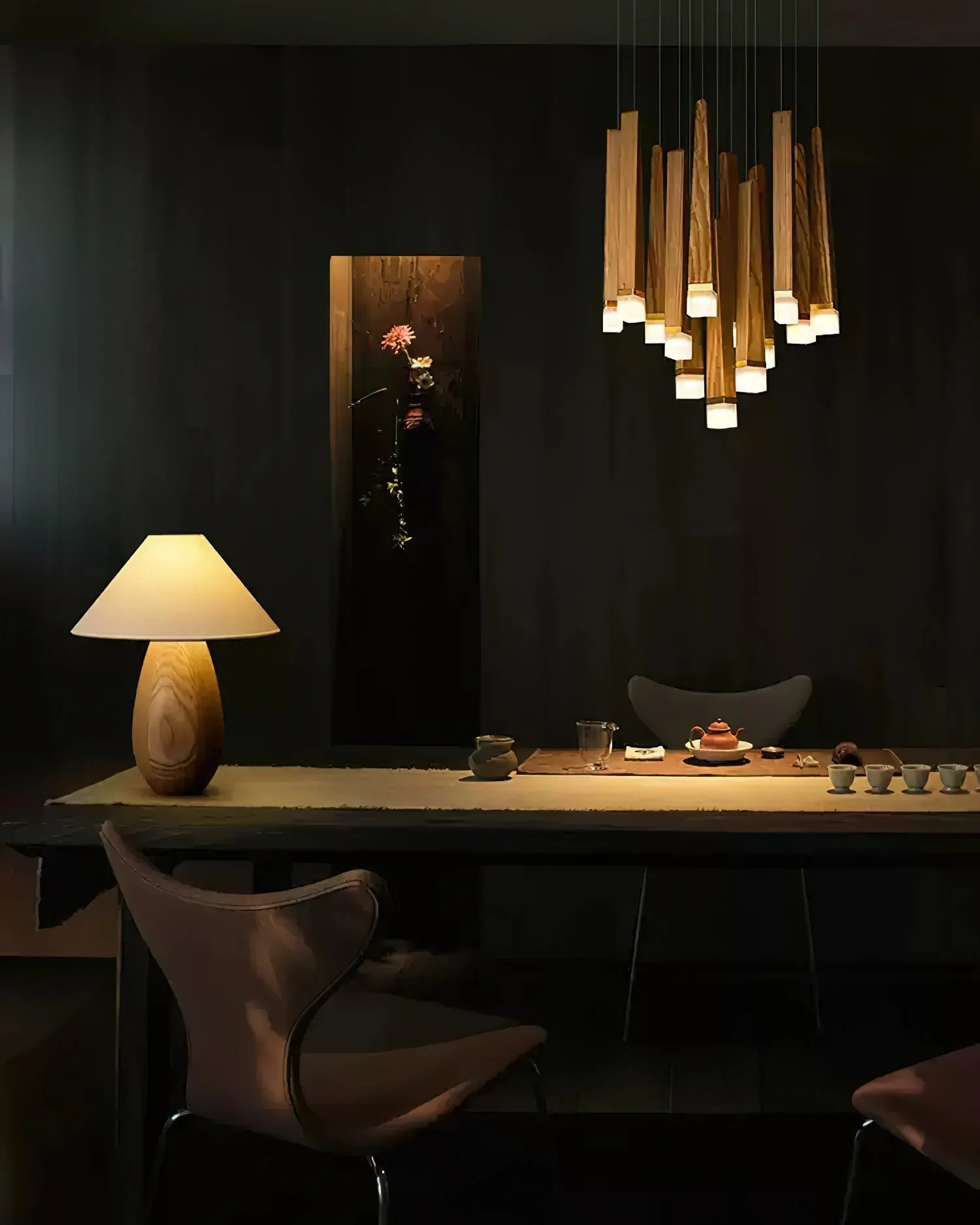 Armarila Firewood Stick Wood Chandelier - Image 11