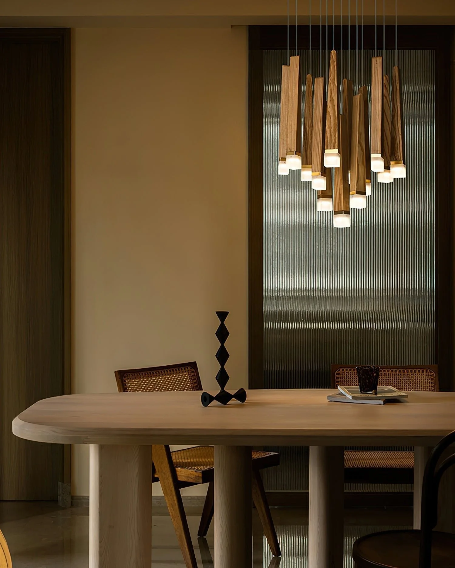 Armarila Firewood Stick Wood Chandelier - Image 12