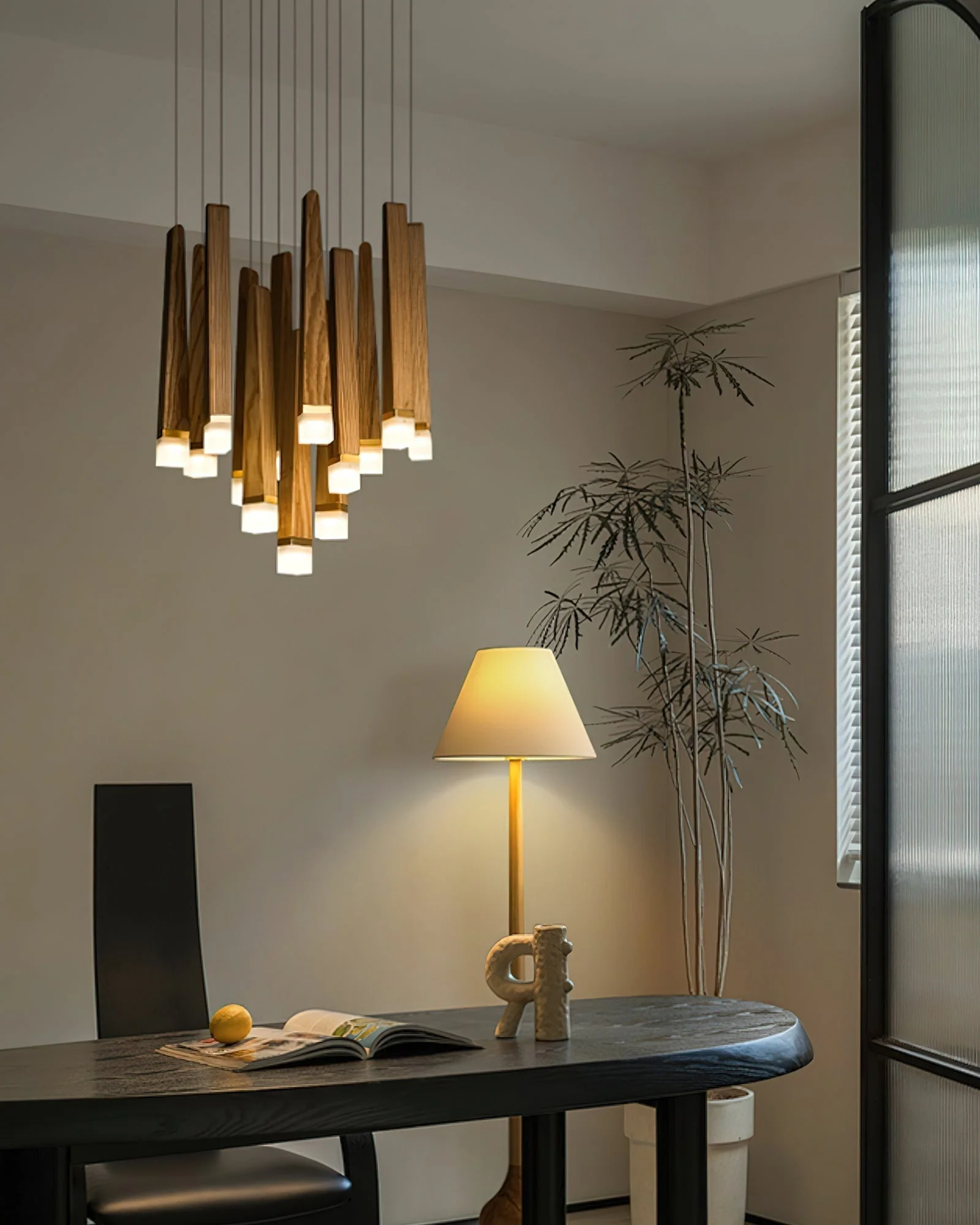 Armarila Firewood Stick Wood Chandelier - Image 13