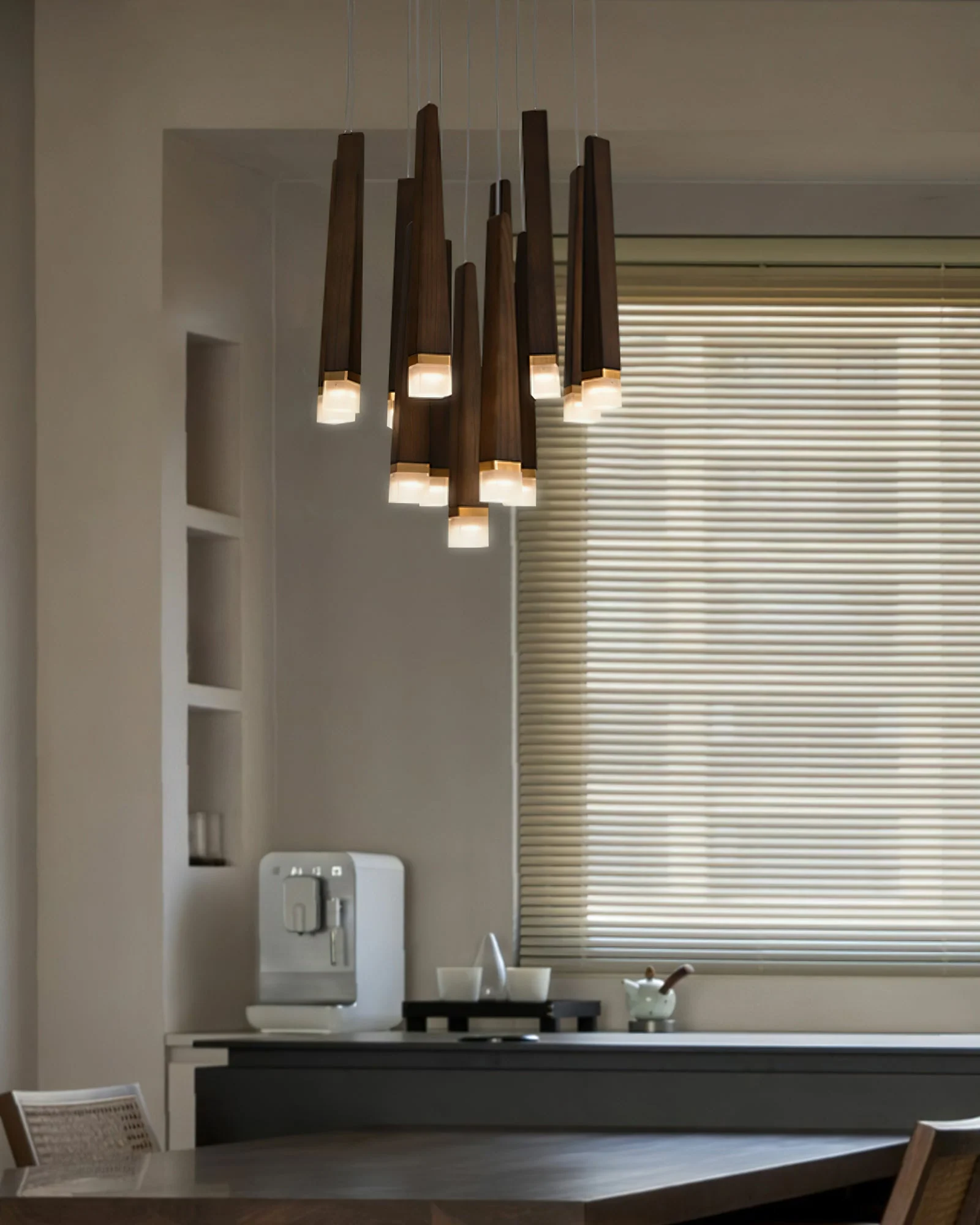 Armarila Firewood Stick Wood Chandelier - Image 17