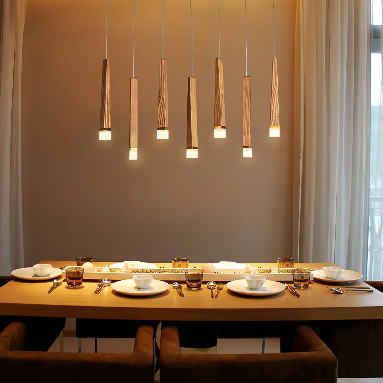 Armarila Firewood Stick Wood Chandelier - Image 34