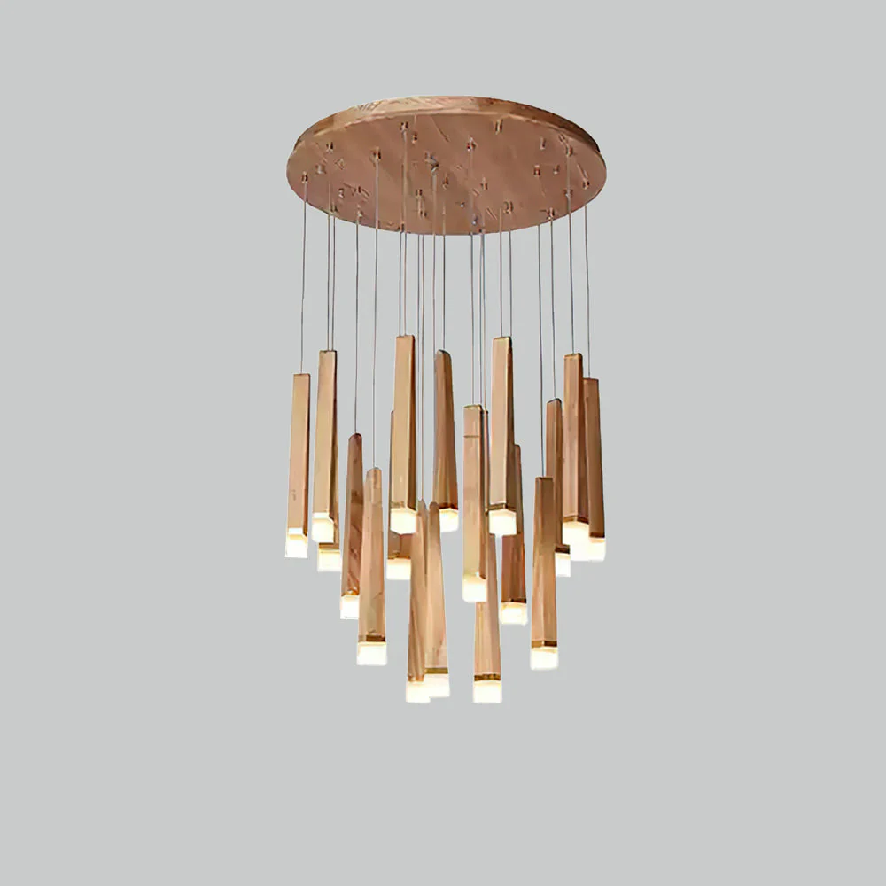 Armarila Firewood Stick Wood Chandelier - Image 43