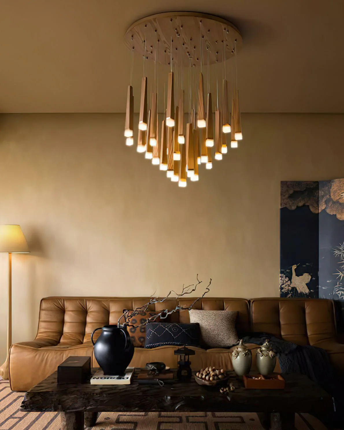 Armarila Firewood Stick Wood Chandelier - Image 52