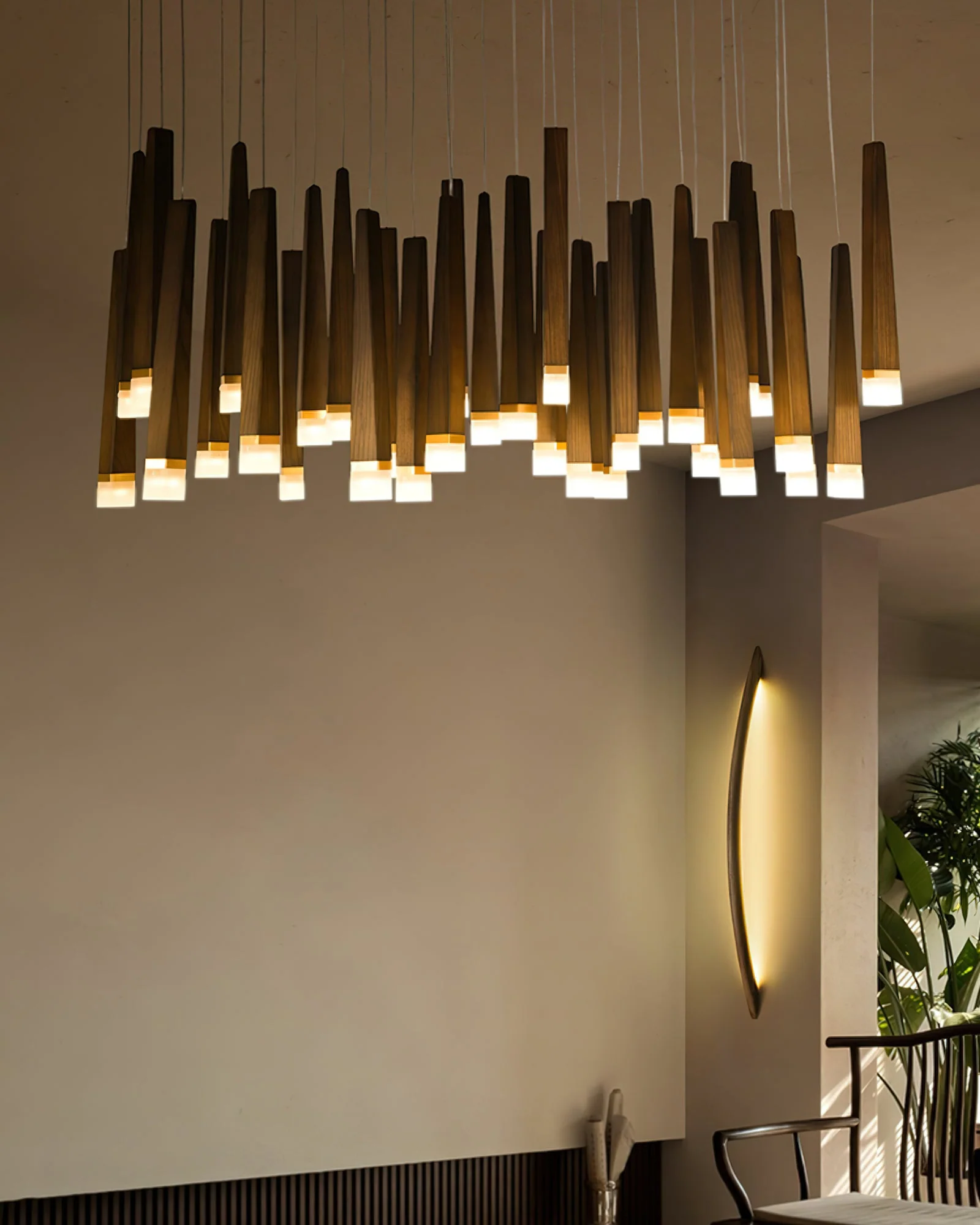 Armarila Firewood Stick Wood Chandelier - Image 9