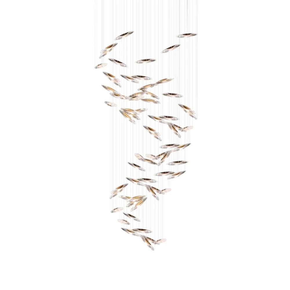 Armira Luxury Moonlight Whispers Glass Chandelier - Image 13
