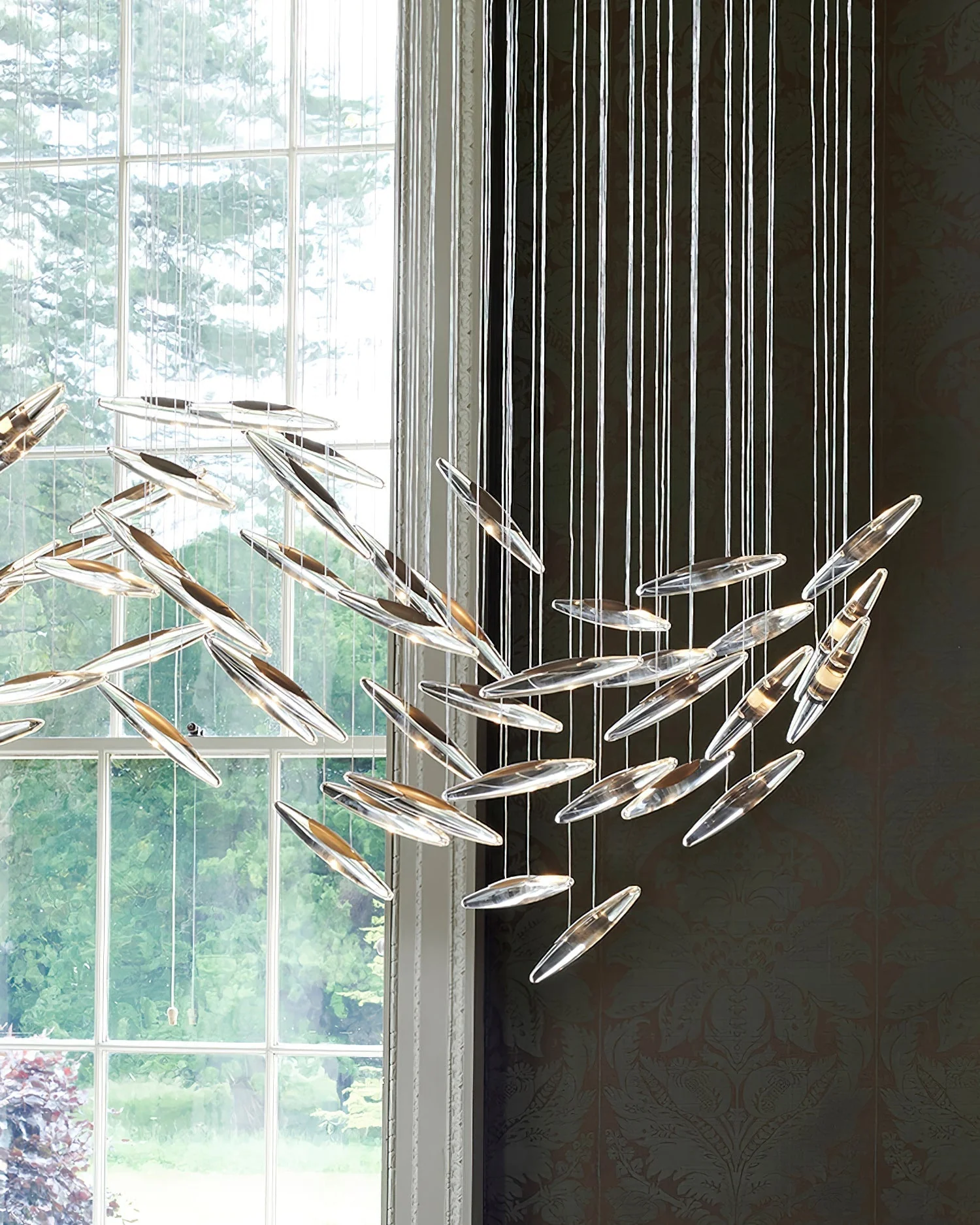 Armira Luxury Moonlight Whispers Glass Chandelier - Image 17