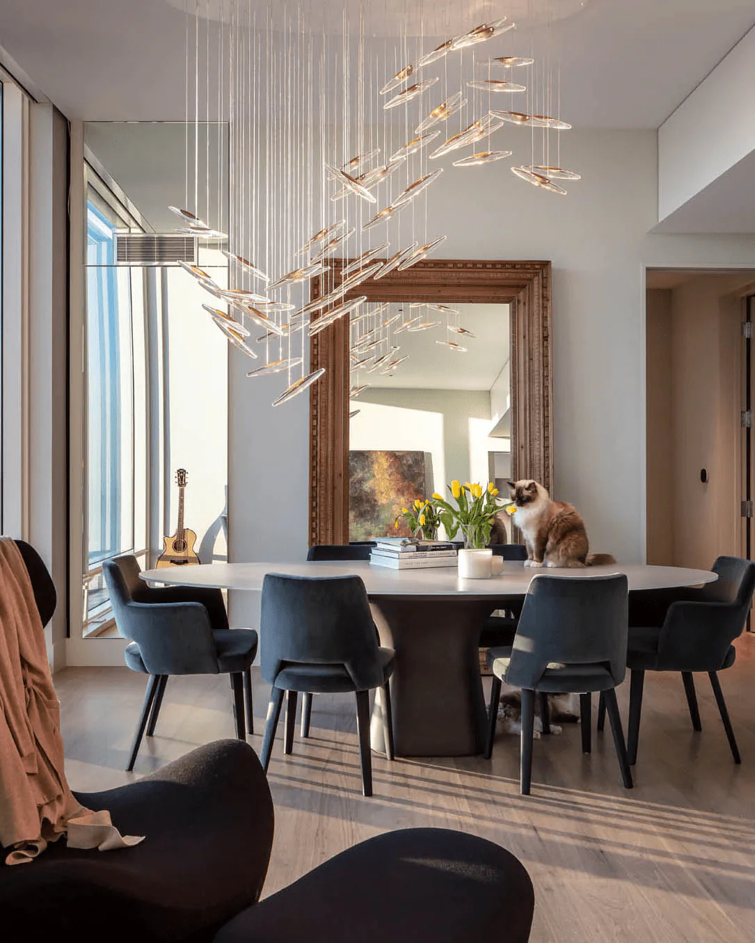 Armira Luxury Moonlight Whispers Glass Chandelier - Image 28
