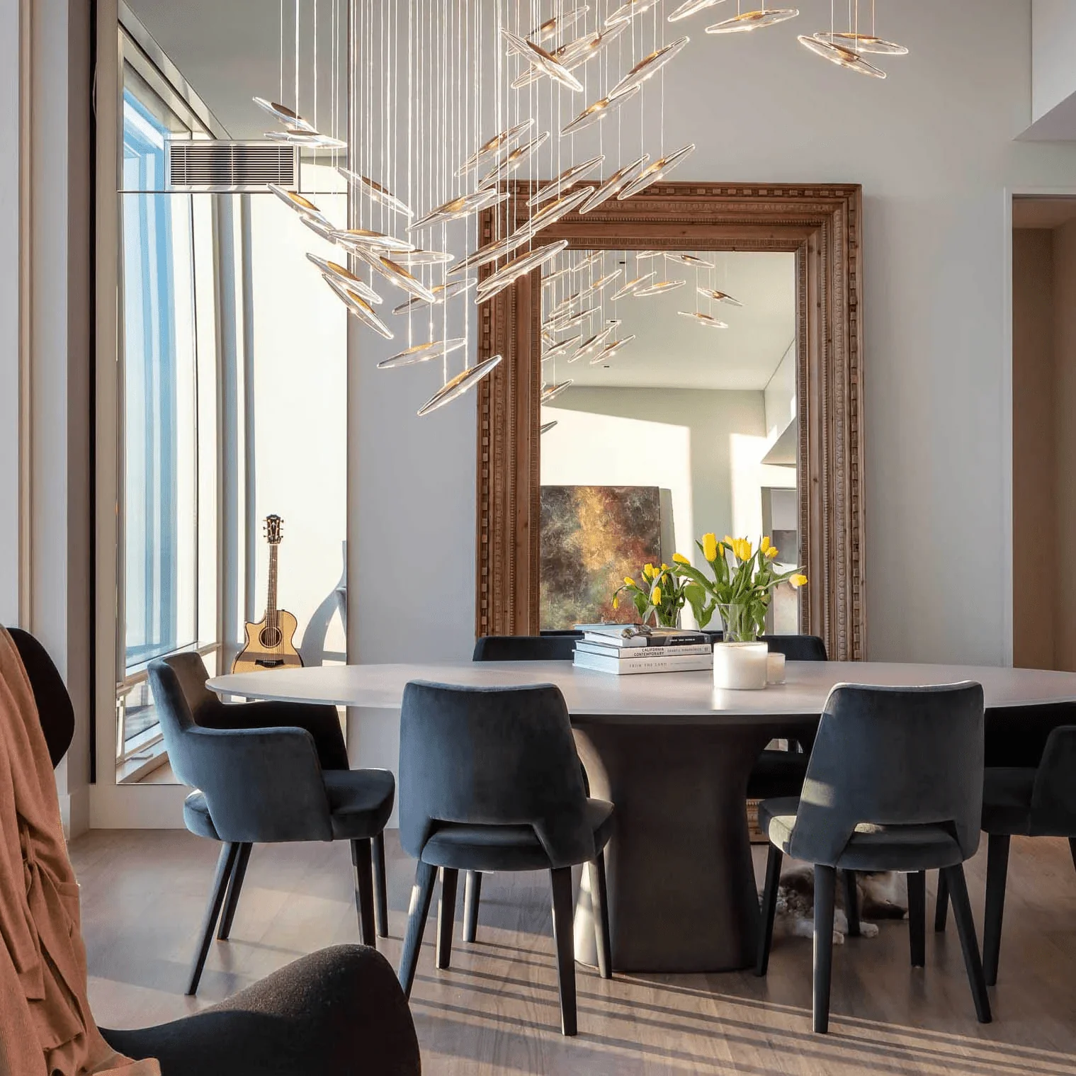 Armira Luxury Moonlight Whispers Glass Chandelier - Image 4
