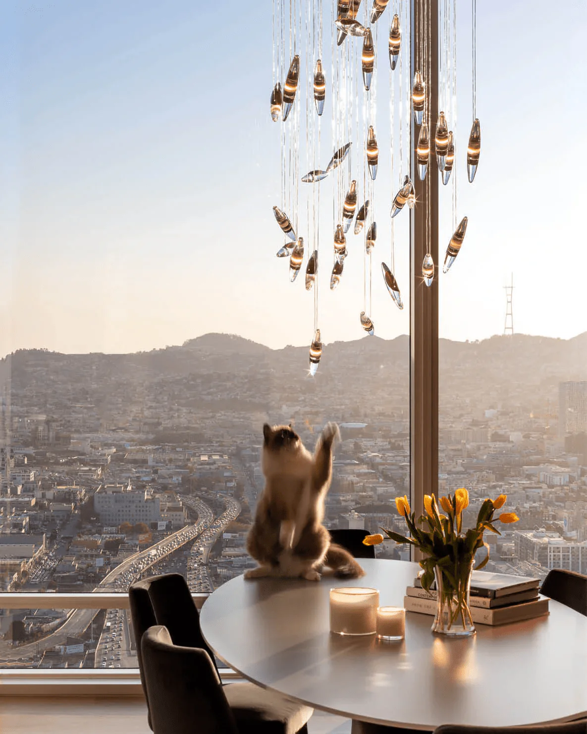 Armira Luxury Moonlight Whispers Glass Chandelier - Image 52