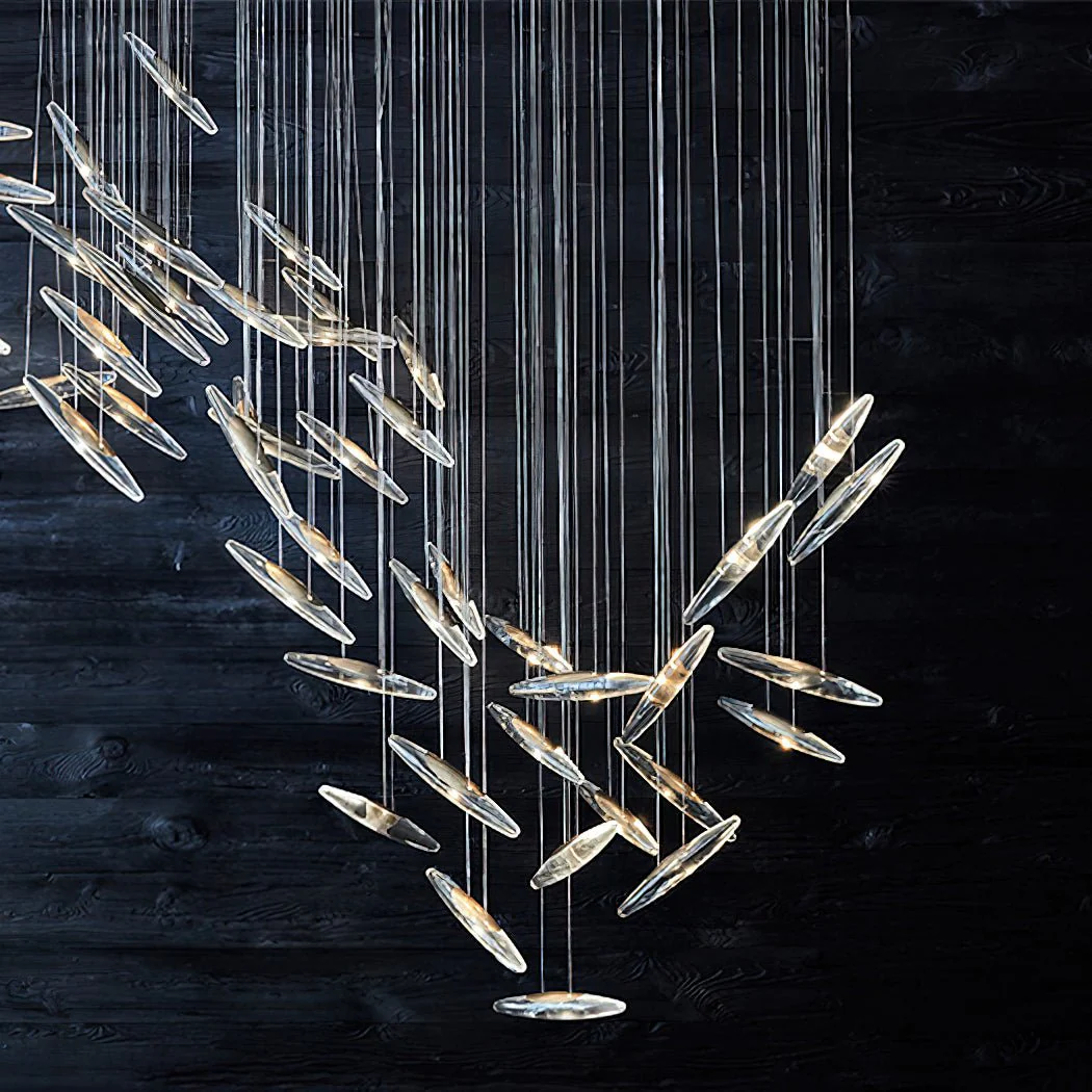 Armira Luxury Moonlight Whispers Glass Chandelier - Image 56