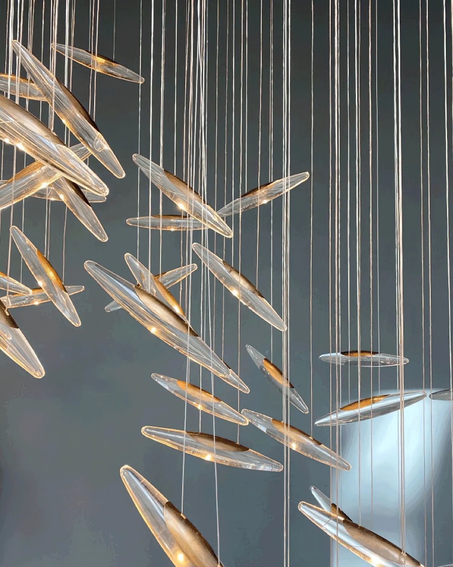 Armira Luxury Moonlight Whispers Glass Chandelier - Image 58
