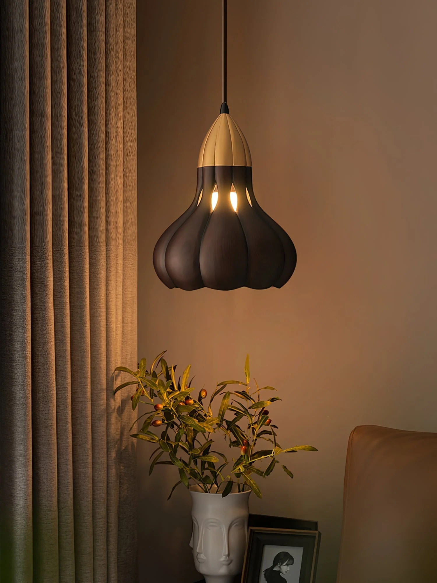 Arraeion Individual Creativity Wood Pendant Lamp - Image 12
