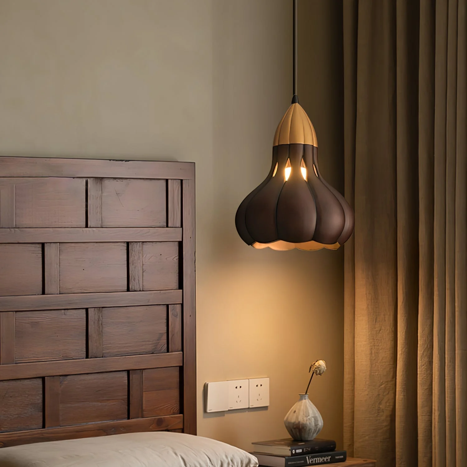 Arraeion Individual Creativity Wood Pendant Lamp - Image 17