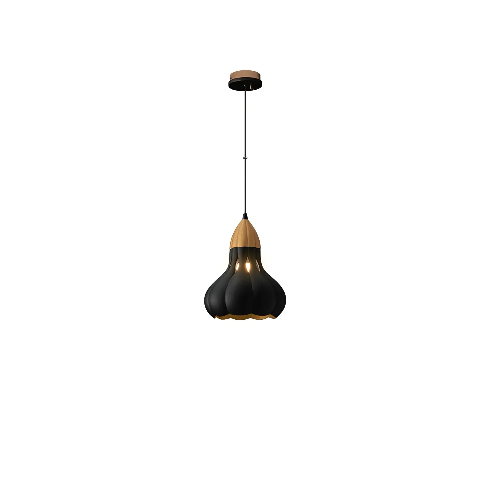 Arraeion Individual Creativity Wood Pendant Lamp - Image 2