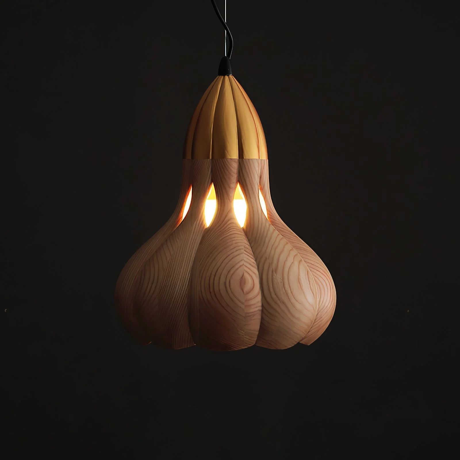 Arraeion Individual Creativity Wood Pendant Lamp - Image 20