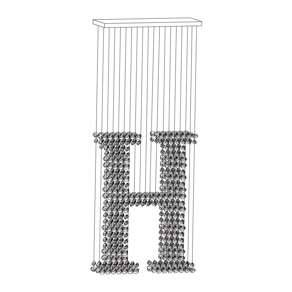 Arsilus Charcoal Stone Cascade Chandeliers H - Image 8