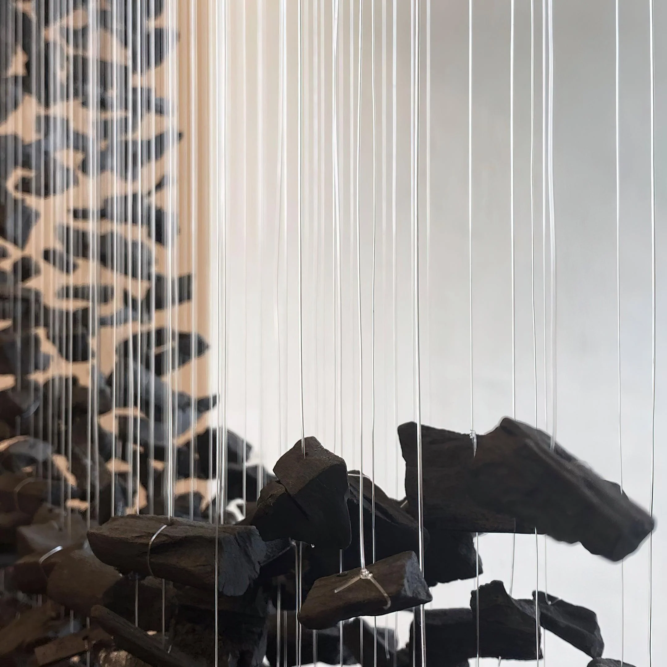 Arsilus Charcoal Stone Cascade Chandeliers S - Image 4