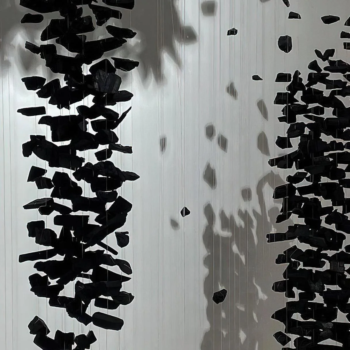 Arsilus Charcoal Stone Cascade Chandeliers V - Image 4