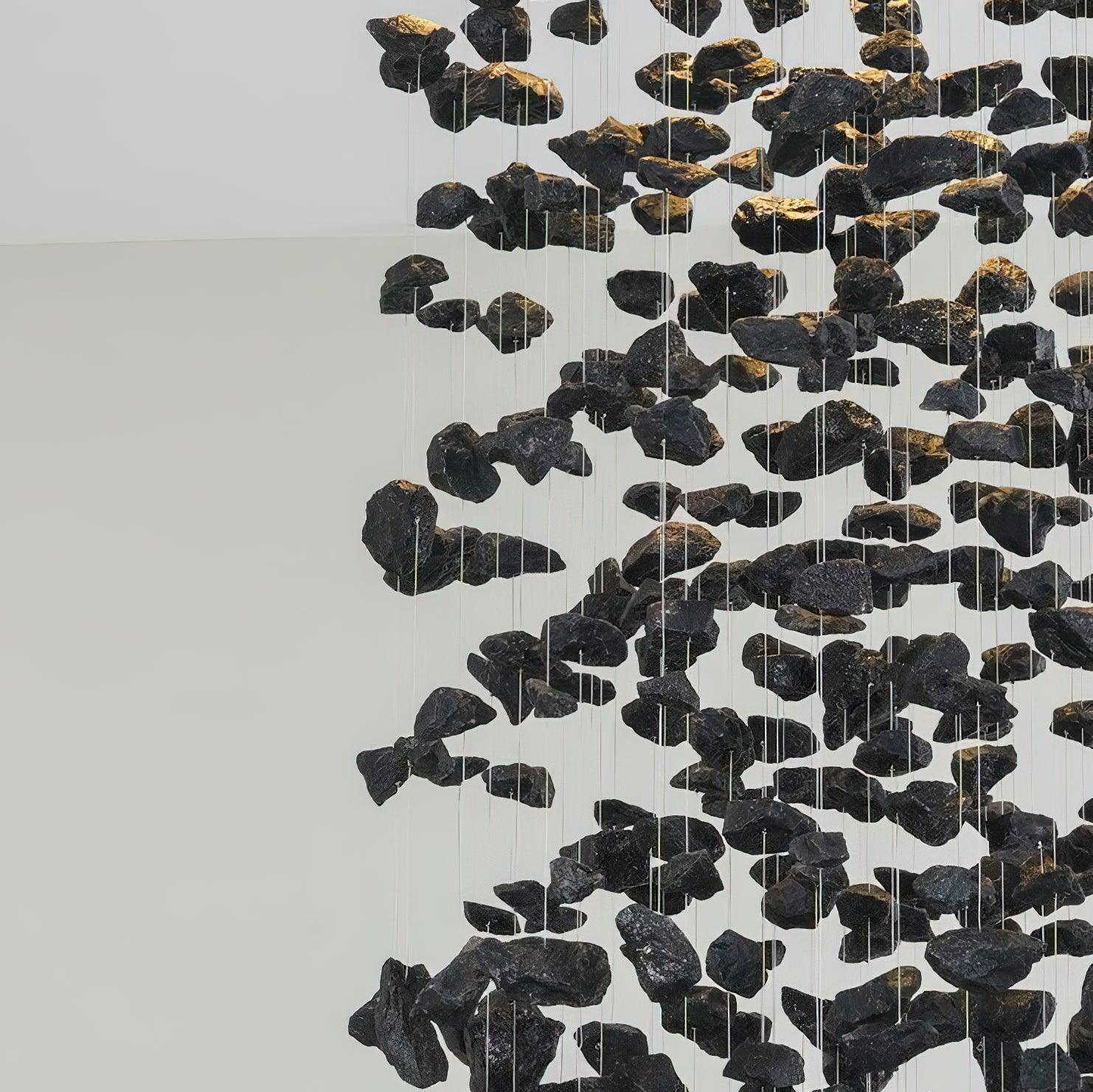 Arsilus Charcoal Stone Cascade Chandeliers V - Image 7