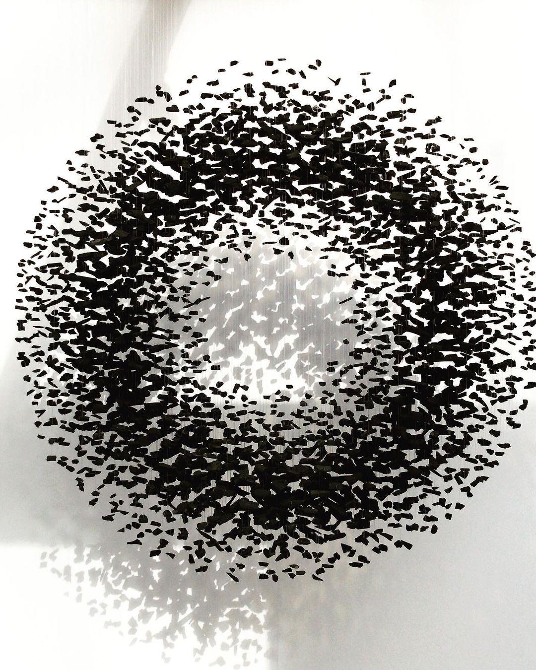 Arsilus Charcoal Stone Sculptural Chandelier Letter A to F - Image 22