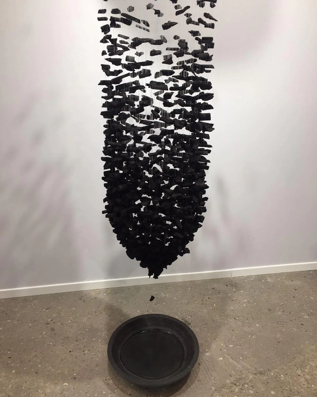 Arsilus Charcoal  Stone Sculptural Chandelier  Letter S to Z - Image 30